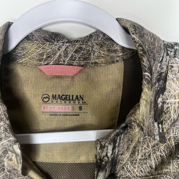 Women Magellan camo packable Vented roll tab sleeve hunting top S - Picture 2 of 10